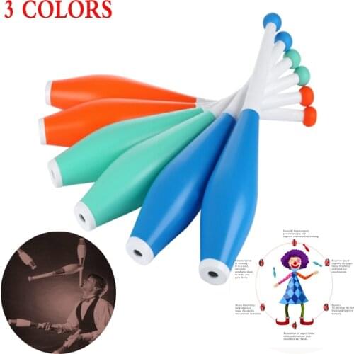 3PCS/Set Professional Juggling Clubs Pins Sticks Outdoor Beginner to Pro Outdoor Kids Toys For Children Magic