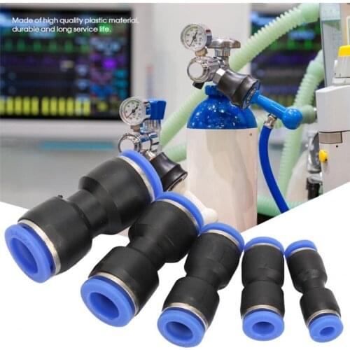 30Pcs Pneumatic Fittings 10mm 8mm 6mm Air Water Hose Push Connector Trachea Straight Fittings Pneumatic Air Valve Connector Tube
