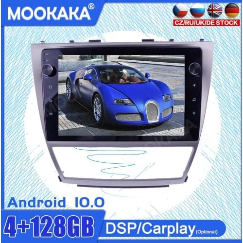 4+128G Android10 For Toyota Camry 2006-2011 Car GPS Navigation Auto Tape Radio Stereo Video Multimedia Player Carplay HeadUnit