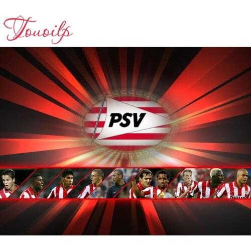 TOUOILP Full Square/Round Drill 5D Diamond Painting "Football badge psv logo" 3D Embroidery Cross Stitch 5D Home Decor Gift