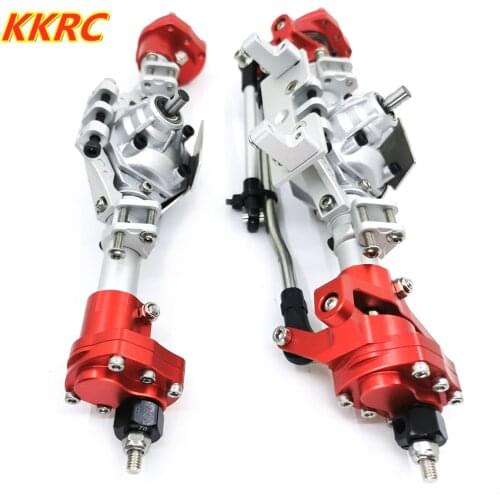 Aluminum CNC Anodized Front Rear Portal Axle for 1/10 RC Crawler Car Axial SCX10 II 90046 90047