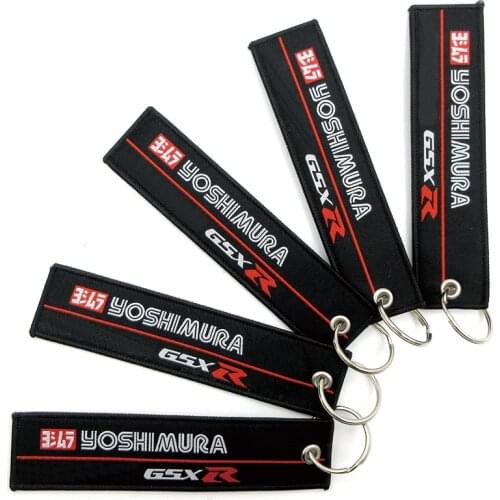 Motorcycle Keyring Holder Embroidery GSX-R Logo Keychain For Suzuki GSXR 600 750 1000 K1 K3 K4 K5 K7 K9 K8 Factory Direct Sales