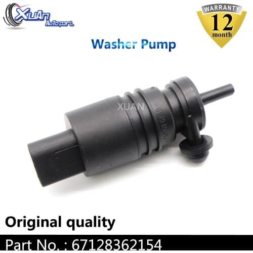 XUAN Car Windshield Washer Pump Motor Replacement 67128362154 For BMW E46 E38 E39 E60 E65 E53 X5 Z4 67128377612 1J5955651