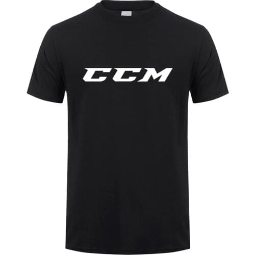 CCM T Shirt Men Summer Short Sleeve Cotton CCM Logo T-shirts Tops Man Funny T Shirts LH-181