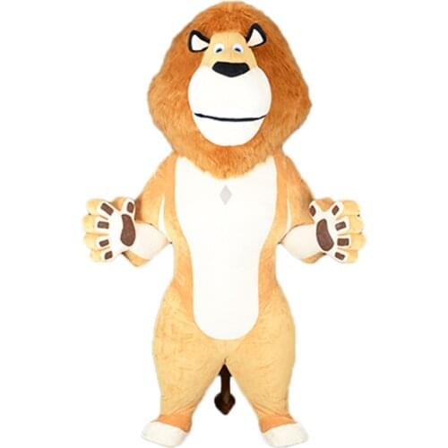 Giant Inflatable Lion Costume Blow up Lion suit for Event Carnival Fancy Dress Animal Mascot Costumes
