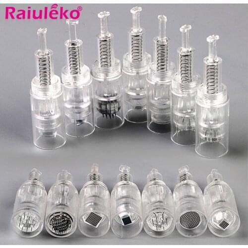 100/50pcs Needle Cartridge for Ultima A6 Nano/9 Pin/12 Pin/36 Pin/42 Pin Micro Needle Replacement Derma Tattoo Bayonet Screw