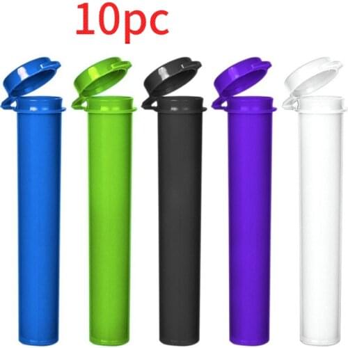 10pc 120mm Cone Filler Cones Rolled Hemp Holder Doob Tube Pill Box Portable Savings Tubule Tobacco Weed Box Cigarette storage