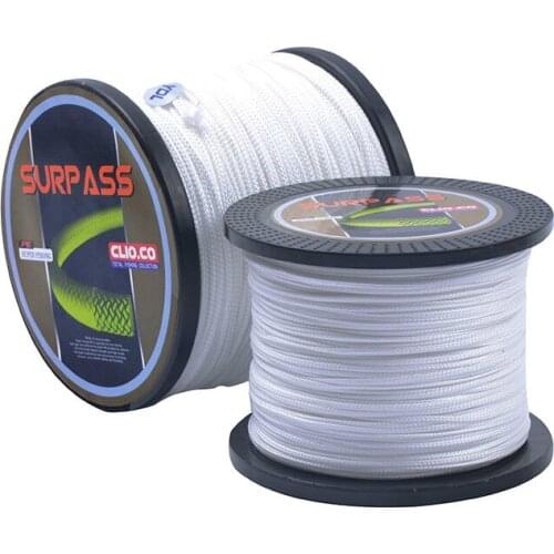100m 16 Strands braided Fishing Line Diameter 0.4mm-3.0mm Pe fiber Lines Boat Sea Fish Lines Net Rope for Big Fish