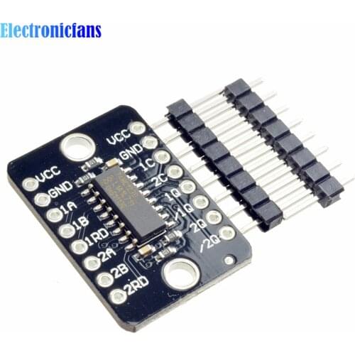 74HC123D MSI Dual Retriggerable Monostable Trigger Multivibrator With Reset Module With Pins