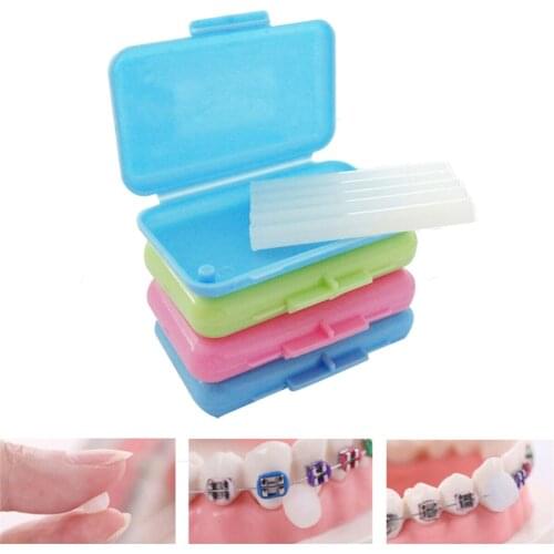 New 10 Packs Fruit Scent Dental Orthodontics Ortho Wax For Braces Gum Irritation Set Teeth whitening