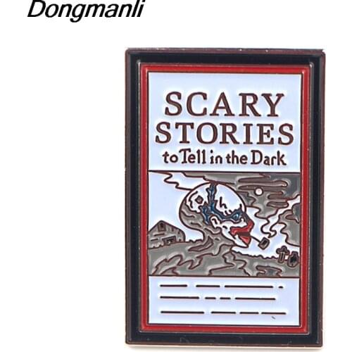 P5178 Dongmanli Scary Stories Hard Enamel Pins Badge Backpack Collar Lapel Women Men Fashion Jewelry