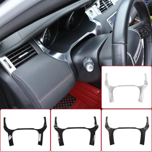 Car Steering Wheel Dashboard Decorative Frame Cover Trim For Land Rover Range Rover Evoque 2012-2018 LHD Car Styling Accessories