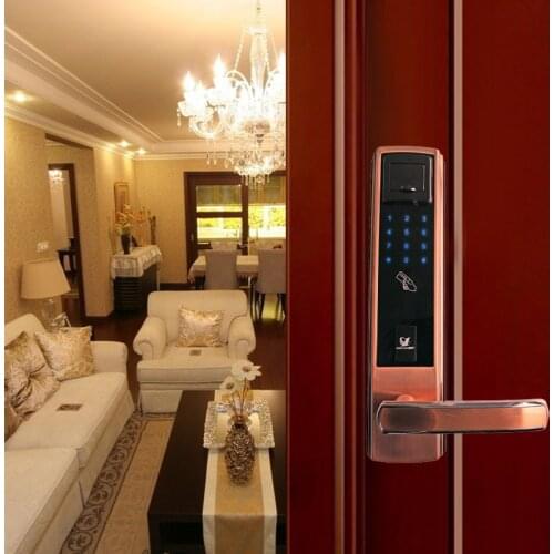 PUTAI liter intelligent anti-theft locks fingerprint password card security mechanical key lock door lock