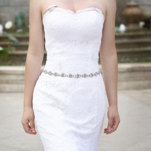 Luxury Womens Belt Wedding Belt Accessories Bride Bridesmaid Bridal Sashes Belts For Evening Party Prom Gown Dress