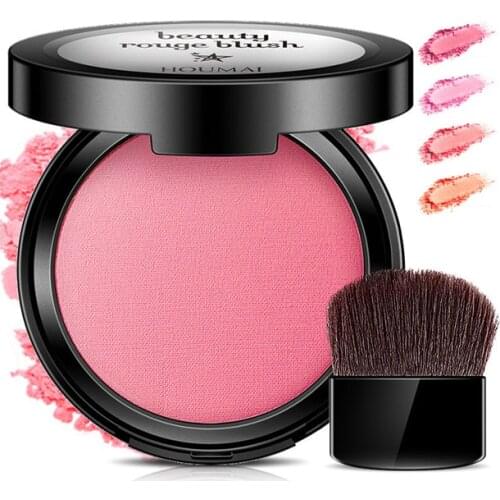 Beauty Rouge Blush 1pcs Face Blush Palette natural long lasting waterproof peach rouge makeup blush palette Colors Blush Facial