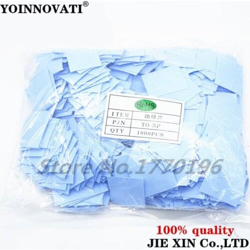 1000 PCS Large TO-3P TO-247 silicone sheet insulation pads silicone insulation film