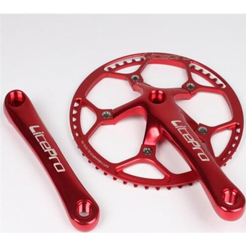 Litepro 45-58T BCD 130mm Folding Bike Chainring Crank Aluminum Alloy Chainwheel For Bicycle Parts