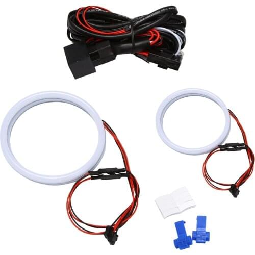 Car-Styling White LED Halo Rings Cotton Light SMD Angel Eyes Lamp for Golf 4 1998-2009