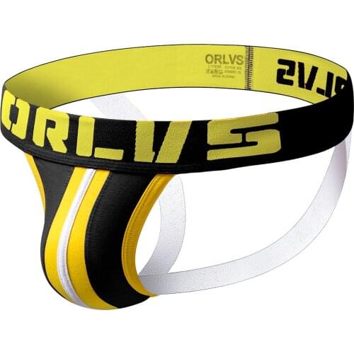 ADANNU Mens Panties Jockstrap Men Underwear Gay Thong Man Briefs Underpants Slip Sexy Cotton Pouch Cuecas Thongs Homme G String