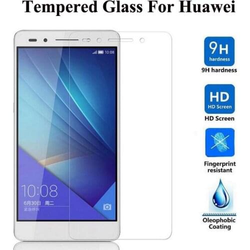 Tempered Glass for Huawei P8 Lite 2017 P9 Lite P10 Honor 7 9 8 LITE P9lite Ascend Phone Screen Protective Cover