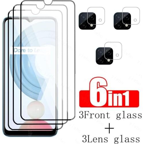 Phone HD Film Protector For Oppo Realme C21 Protective Safety Glass On Relmi c21 c 21 real me c21 Full cover 6.5inch Camera Lens