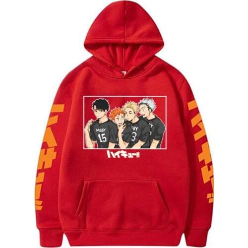 Women Sweatshirts Ladies Gothic Streetwear Punk Women Hoody Haikyuu Cosplay Casual Simple Womens Mens Harajuku Sweatshirt Kara