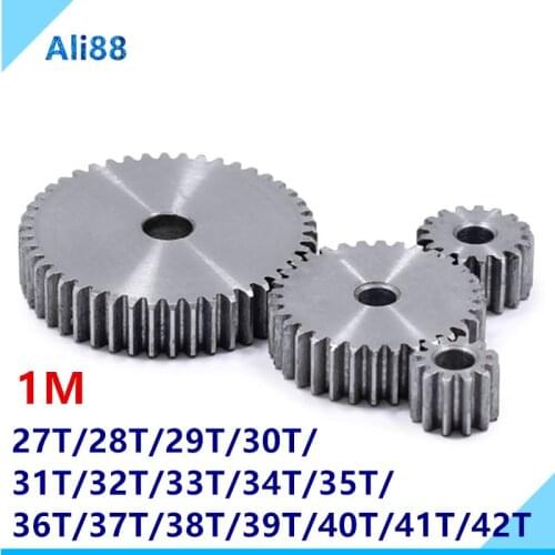 1 Mold gears is 45 # steel pinion and rack straight gear is gear 10 mm thickness gear wheel 27 to 42 tooth hole process