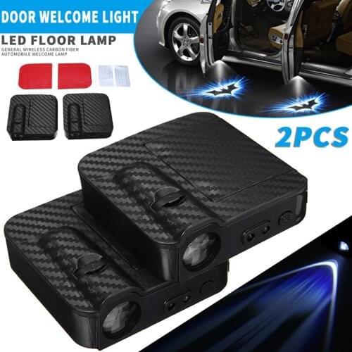 2pcs 12V 5W White LED Car Auto Door Decoration Light Laser Induction Projection DIY Welcome Lamp Parts Accessories