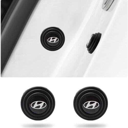 Car Door Shock Stickers Absorber Soundproof Buffer Pier Decoration For Hyundai Accent Solaris Tucson Getz Ix35 Santa Fe Styling