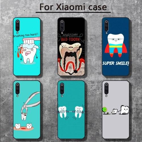 Wisdom Teeth Dentist Tooth LoveClear Phone Cases for Xiaomi mi 6 6plus 6X 8 9SE 10 Pro mix 2 3 2s MAX2 note 10 lite Pocophone F1