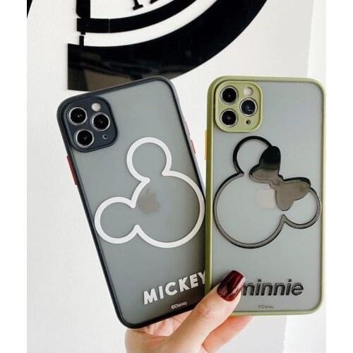 Disney Mickey Minne Mouse Black Green Mobile Phone Case for iPhone 6/6S/7/8P Skin TPU Back Cover zz0520-10