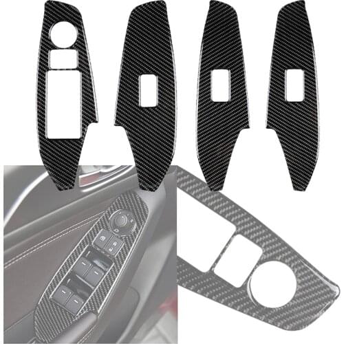 For Mazda 3 Axela M3 2017 2018 2019 Car Accessories Armrest Door Handle Window Lift Switch Button Panel Frame Decal Cover Trim