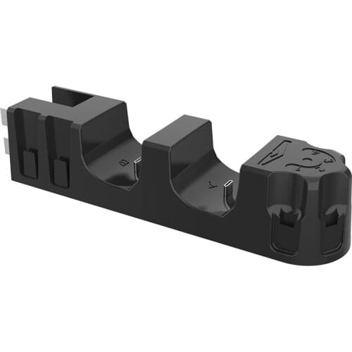 Dual USB LED 4 Slots Joystick Controller Charging Stand Dock Station / 2 Pro Charger Cradle Holder for Nintend NS Switch Console