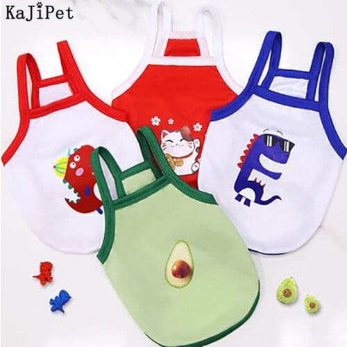 2020New Mesh T Shirt Dog Shirts In Dog Clothing Cute Sling Hundeshirt Dog Vest Clothes Summer Clothes For Dogs Chihuahua Clothes