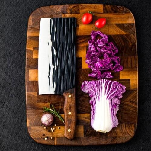 Forged Chinese household chicken wing wooden handle hammer grain chopping knife chef chopping knife household knife