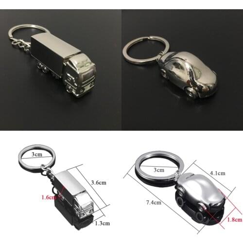Mini German Car Shaped Pendant Keychain Metal 3D Vehicle Keyring Key Holders Decor Accessories for man and woman Car enthusiast