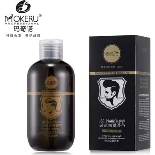 Mokeru 1pc Mens Aloe Hair Hair Wax Retro Big Back Oil Moisturizing Lasting Smooth Hair Wax Soft Styling Dry Natural Fluffy