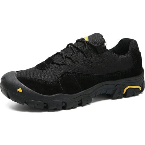 Outdoor Men Hiking Shoes Waterproof Breathable Tactical Combat Army Boots Desert Training Sneakers Anti-Slip Shoes Plus Size 46