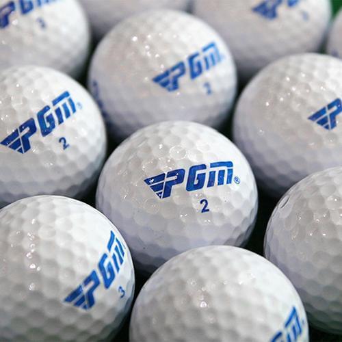 2Pcs Double Layers Practice Golf Balls Training Hit Away Distance Golf Ball for golf sport player lover beginner professional
