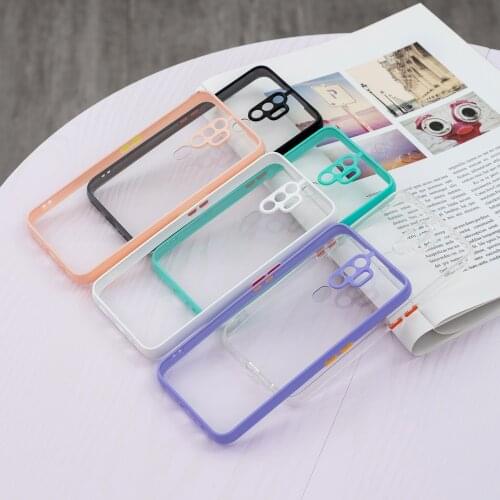 Soft Bumper Hard PC Clear Shockproof Phone Case for OPPO A5 2020 / A9 2020 /A11 / A11X Transparent Phone Shell Cover