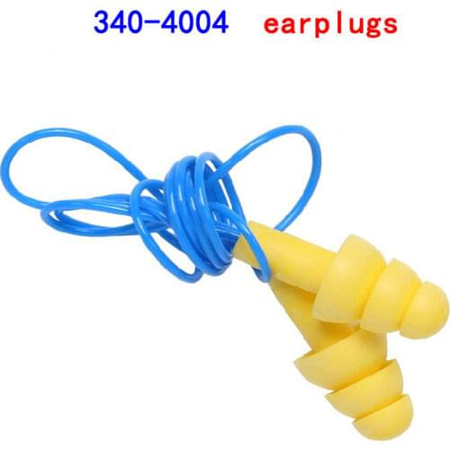 3M 340-4004 noise earplugs Christmas tree shape earplugs yellow With lines Learn Sleep jobs ear plugs