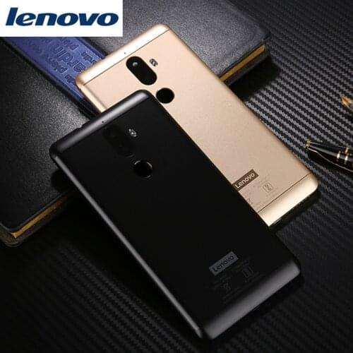 Original Cover Case for Lenovo K8 Plus Metal Back Battery Cover Housing Replacement Parts Power Volume Buttons + Camera Lens