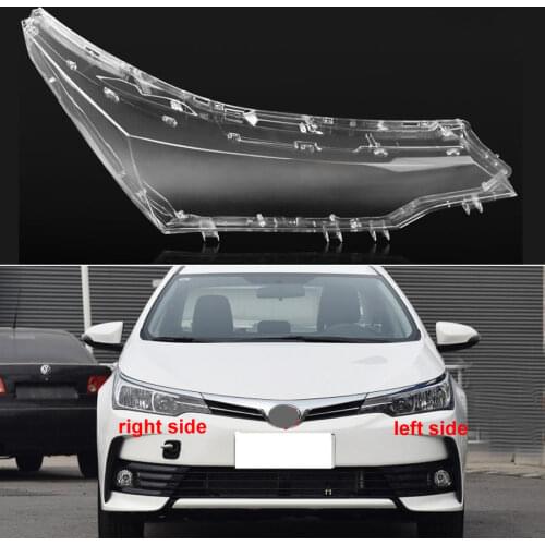 Transparent Lampshade Lamp Shade Front Headlight Shell Headlamp Cover Glass For Toyota Corolla 2016 2017 2018