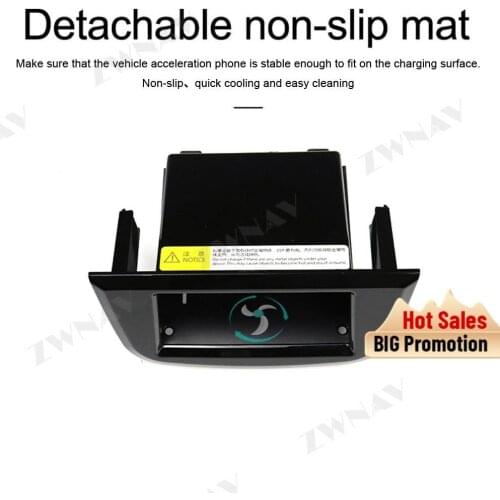 QI Car Intelligent wireless charger for Porsche Cayenne 2018 Intelligent Infrared Fast Wireless Charging Car Phone Holder