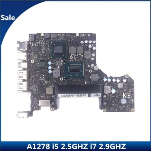 Sale For Macbook Pro 13" 2012 A1278 i5 2.5 GHZ i7 2.9GHz MD101 MD102 Notebook Logic Board Laptop Motherboard 661-6588 820-3115-B