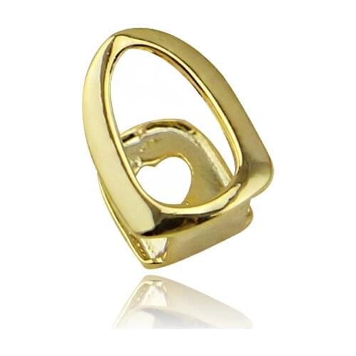 Lucky Sonny Men Mouth Bijoux Gold Color Single Tooth Grill Cap Simple Hollow False Teeth Accessory Hip Hop Custom GRILLZ