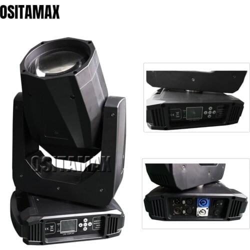 LED Beam Light Moving Head 80W with 16 facet Prism LED Spot Gobo Light LCD Display good for Show DJ Club Stage