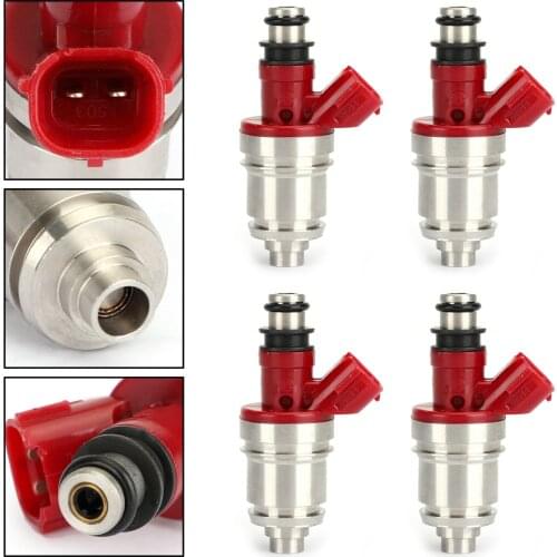 Areyourshop 4PCS Fuel Injectors Fit For Suzuki Aerio Esteem Sidekick For Honda Passport 15710-77EA0 Car Accessories Parts