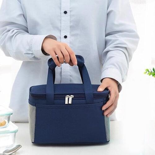 Large Capacity Insulated Food Bag , Oxford Cloth Warm &Cold Food Bag L/S