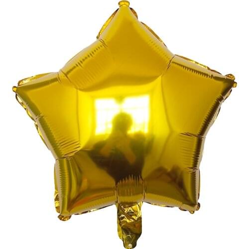 5pcs 18inch Gold Star Foil Balloons wedding happy Birthday Decorations Supplies Baby Shower Baloon Kids Toys